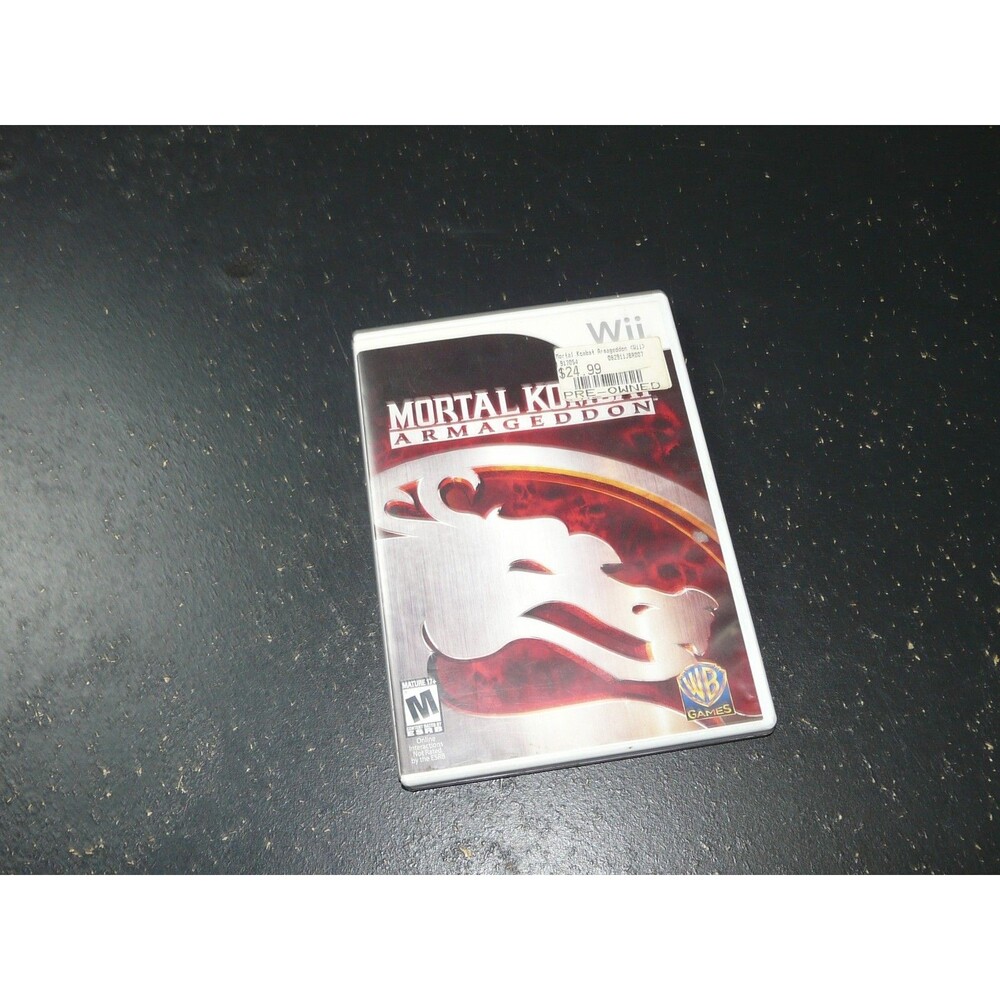 Mortal Kombat Armageddon Wii CIB Complete in Box w/ Disc & Manual | Untested